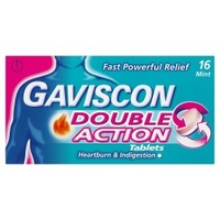 Gaviscon Double Action Tablets 16 Mint
