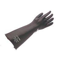 GAUNTLET-BLACK RUBBER- 42.5CM SIZE 8.5 - PACK OF 2 PAIRS