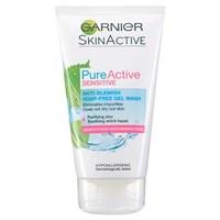 garnier pure active sensitive anti blemish soap free gel wash 150ml