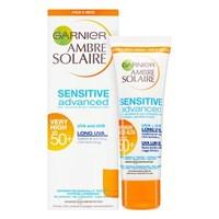 Garnier Ambre Solaire Sensitive Face &amp; Neck Cream SPF50+ 50ml
