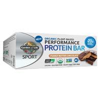 garden of life sport bar peanut butter chocolate box 12 x 75g