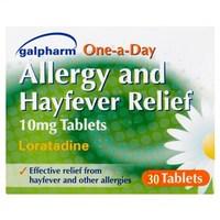 Galpharm Allergy and Hayfever Relief Loratadine 10mg Tablets 30 Tablets