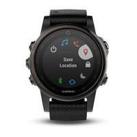 Garmin Fenix 5S Black Sapphire with Black Band Multisport GPS Watch Only