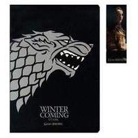 Game Of Thrones Stark Winter Is Coming Notebook And Magnetic Bookmark Gift Set
