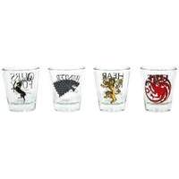 Game Of Thrones Shot Glasses Set Of 4