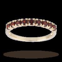 Garnet Eternity Ring in 9 Carat ...