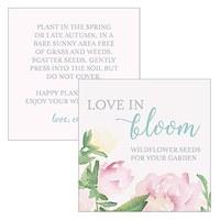 Garden Party Square Favour Tag Open Format