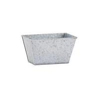 Galvanized Tin Rectangular Planter - Small