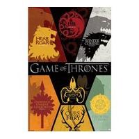game of thrones sigils 24 x 36 inches maxi poster