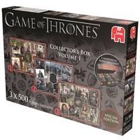 game of thrones 3x500 piece collectors box set vol 1