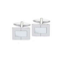 Gaventa White Mother of Pearl Cuff Links