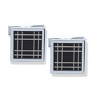 Gaventa Grid Check Cufflinks