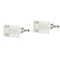 Gaventa Cufflinks Grid Edge Gunmetal