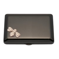 Gaventa Rose Gold Bee Rectangular Black Compact Mirror