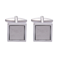 Gaventa Polished Square Edge Cufflinks