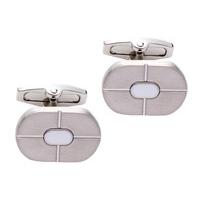 Gaventa Brushed/Polished Centre Cufflinks