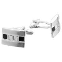 Gaventa Genuine Mother of Pearl and Onyx Cufflinks