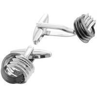 Gaventa Two Tone Knot Cufflinks and Gunmetal Plated