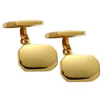 gaventa chain link cufflinks gold