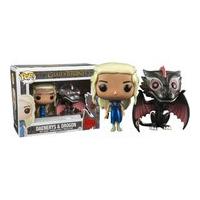 Game of Thrones Daenerys & Drogon 2-Pack Pop! Vinyl Figures