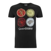 Game of Thrones Men\'s House Crests T-Shirt - Black - S