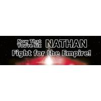 Galaxy Empire Personalised Party Banner