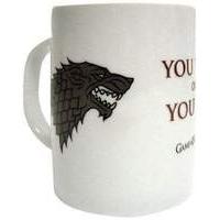 game of thrones you win or die white ceramic mug
