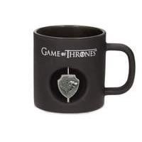 Game Of Thrones - Stark Spinning Logo Black Crystal Mug (sdthbo89753)