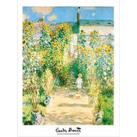 Garden at Vetheuil By Claude Monet