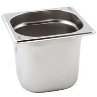 Gastronorm Pan 1/6 One Sixth Size 150mm Deep