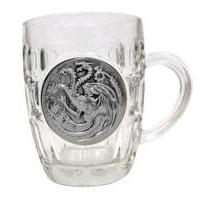 Game Of Thrones - Targaryen Metallic Logo - Crystal Mug