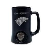 Game Of Thrones - Stark Spinning Logo Black Stein (sdthbo89803)