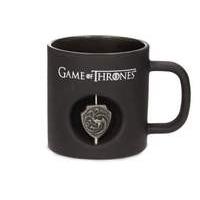 Game Of Thrones - Targaryen Spinning Logo Black Crystal Mug (sdthbo89755)