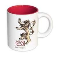 Game Of Thrones - Hear Me Roar Lannister White and Red Mug