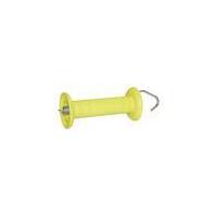 Gate handle with hook, yellow