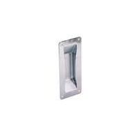 Galvanised steel door / gate handle HBS