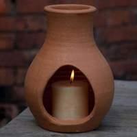 Gardeco Air Candle Chiminea and Vanilla Candle