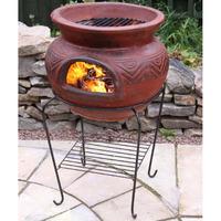 Gardeco Asador Redondo Clay Barbecue