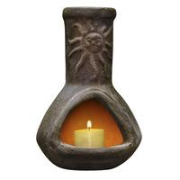 Gardeco Decorative Chiminea and Vanilla Candle Sol