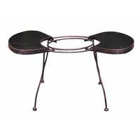gardeco set of 2 trivet side tables for gardeco 60cm standard stand