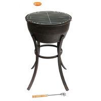 Gardeco Elidir Long Firepit with Grill