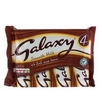 Galaxy Chocolate Bar 4 Pack