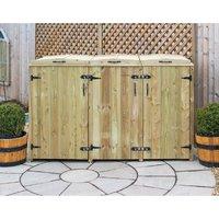 Garden Village Storage for 1 Bin and 4 Recycle Boxes