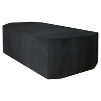 Garland 8 and 10 Seater Rectangular Furniture Set Cover in Black
