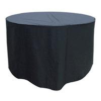Garland 4 and 6 Seater Round Furniture Set Cover in Black