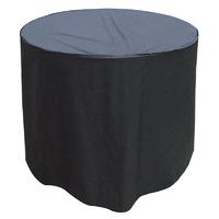 Garland 4 Seater Round Table Cover in Black