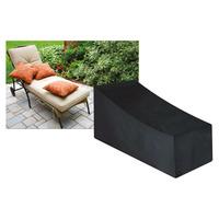 Garland Lounger Cover in Black