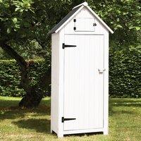 Garden Tool Shed White