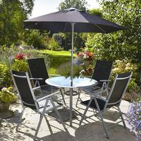Garden Furniture World Essentials 4 Seater Aluminium Dining Set