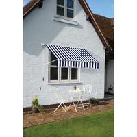 gablemere richmond 2m window awning in blue and white